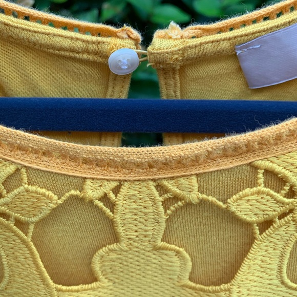 Loft Sleeveless Lace and Stretch T Shirt - Picture 2 of 7